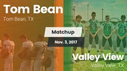 Matchup: Tom Bean vs. Valley View  2017