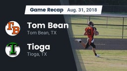 Recap: Tom Bean  vs. Tioga  2018