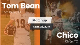 Matchup: Tom Bean vs. Chico  2018