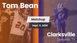 Matchup: Tom Bean vs. Clarksville  2020
