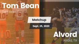 Matchup: Tom Bean vs. Alvord  2020