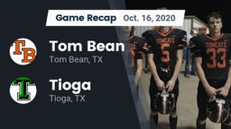 Recap: Tom Bean  vs. Tioga  2020