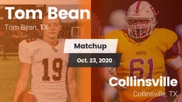 Matchup: Tom Bean vs. Collinsville  2020