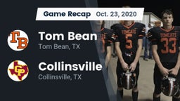 Recap: Tom Bean  vs. Collinsville  2020