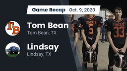 Recap: Tom Bean  vs. Lindsay  2020