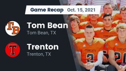 Recap: Tom Bean  vs. Trenton  2021