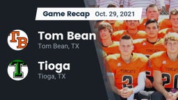 Recap: Tom Bean  vs. Tioga  2021