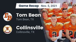 Recap: Tom Bean  vs. Collinsville  2021