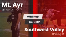 Matchup: Mt. Ayr vs. Southwest Valley  2017
