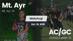 Matchup: Mt. Ayr vs. AC/GC  2018