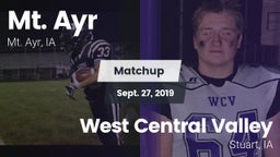 Matchup: Mt. Ayr vs. West Central Valley  2019