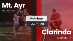 Matchup: Mt. Ayr vs. Clarinda  2019