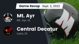 Recap: Mt. Ayr  vs. Central Decatur  2022