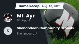 Recap: Mt. Ayr  vs. Shenandoah Community Schools 2023