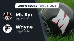 Recap: Mt. Ayr  vs. Wayne  2023