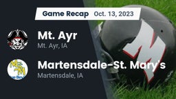 Recap: Mt. Ayr  vs. Martensdale-St. Mary's  2023