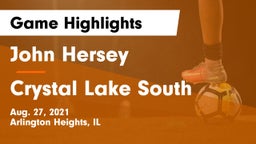 John Hersey  vs Crystal Lake South  Game Highlights - Aug. 27, 2021