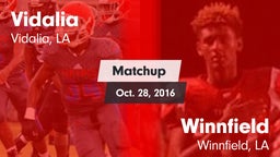 Matchup: Vidalia vs. Winnfield  2016