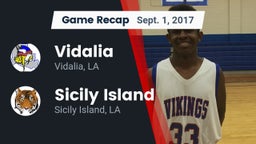 Recap: Vidalia  vs. Sicily Island  2017