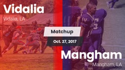 Matchup: Vidalia vs. Mangham  2017