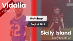 Matchup: Vidalia vs. Sicily Island  2019