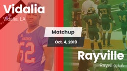 Matchup: Vidalia vs. Rayville  2019