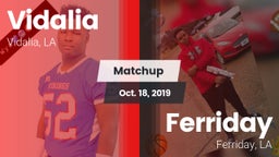 Matchup: Vidalia vs. Ferriday  2019