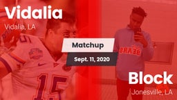 Matchup: Vidalia vs. Block  2020