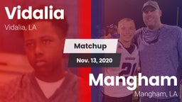 Matchup: Vidalia vs. Mangham  2020
