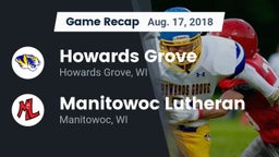 Recap: Howards Grove  vs. Manitowoc Lutheran  2018