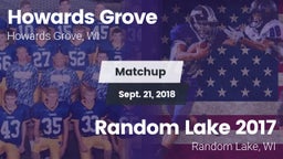 Matchup: Howards Grove vs. Random Lake  2017 2018