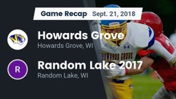 Recap: Howards Grove  vs. Random Lake  2017 2018