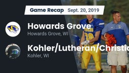 Recap: Howards Grove  vs. Kohler/Lutheran/Christian  2019