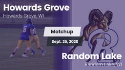 Matchup: Howards Grove vs. Random Lake  2020