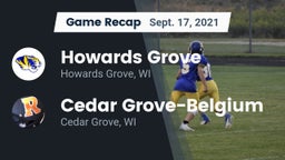 Recap: Howards Grove  vs. Cedar Grove-Belgium  2021