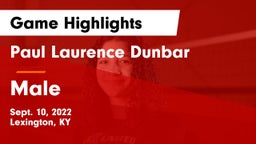 Paul Laurence Dunbar  vs Male Game Highlights - Sept. 10, 2022