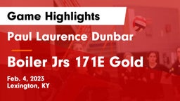 Paul Laurence Dunbar  vs Boiler Jrs 171E Gold Game Highlights - Feb. 4, 2023