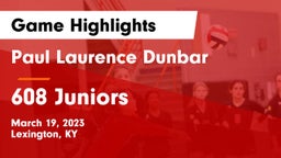 Paul Laurence Dunbar  vs 608 Juniors Game Highlights - March 19, 2023