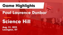 Paul Laurence Dunbar  vs Science Hill  Game Highlights - Aug. 31, 2023