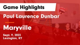 Paul Laurence Dunbar  vs Maryville  Game Highlights - Sept. 9, 2023