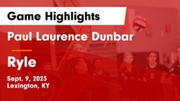 Paul Laurence Dunbar  vs Ryle  Game Highlights - Sept. 9, 2023