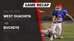 Recap: West Ouachita  vs. Buckeye  2016