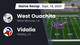 Recap: West Ouachita  vs. Vidalia  2020
