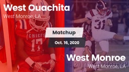 Matchup: West Ouachita vs. West Monroe  2020