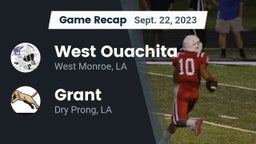 Recap: West Ouachita  vs. Grant  2023
