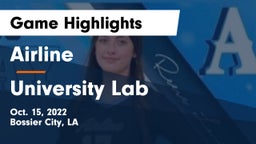Airline  vs University Lab  Game Highlights - Oct. 15, 2022