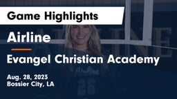Airline  vs Evangel Christian Academy Game Highlights - Aug. 28, 2023