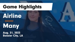 Airline  vs Many Game Highlights - Aug. 31, 2023
