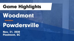 Woodmont  vs Powdersville  Game Highlights - Nov. 21, 2020