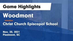 Woodmont  vs Christ Church Episcopal School Game Highlights - Nov. 20, 2021